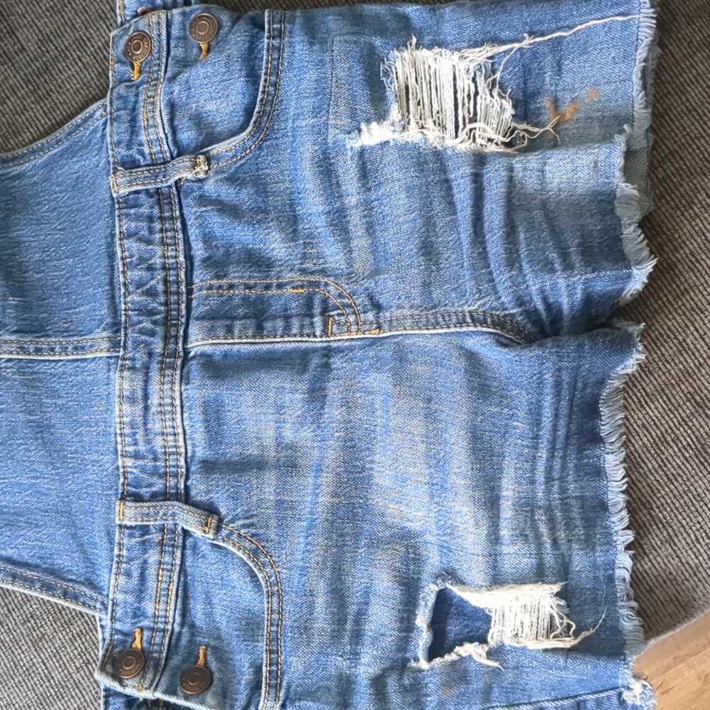 Girl overalls shorts